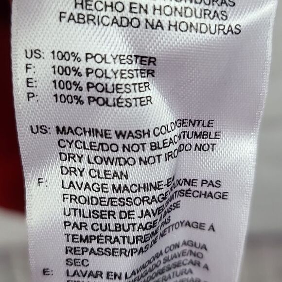 Reebok Men's Large Red Casual Tee Short Sleeve Crewneck T-Shirt Quick Dry Active - Picture 5 of 7